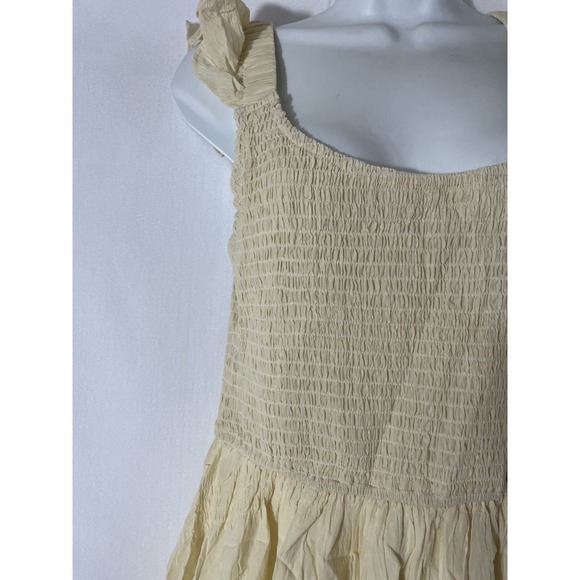 Soulomelody Women Summer Dresses‎ Casual Boho Smocked Ruffles Sun Beach Babydoll - Picture 3 of 8